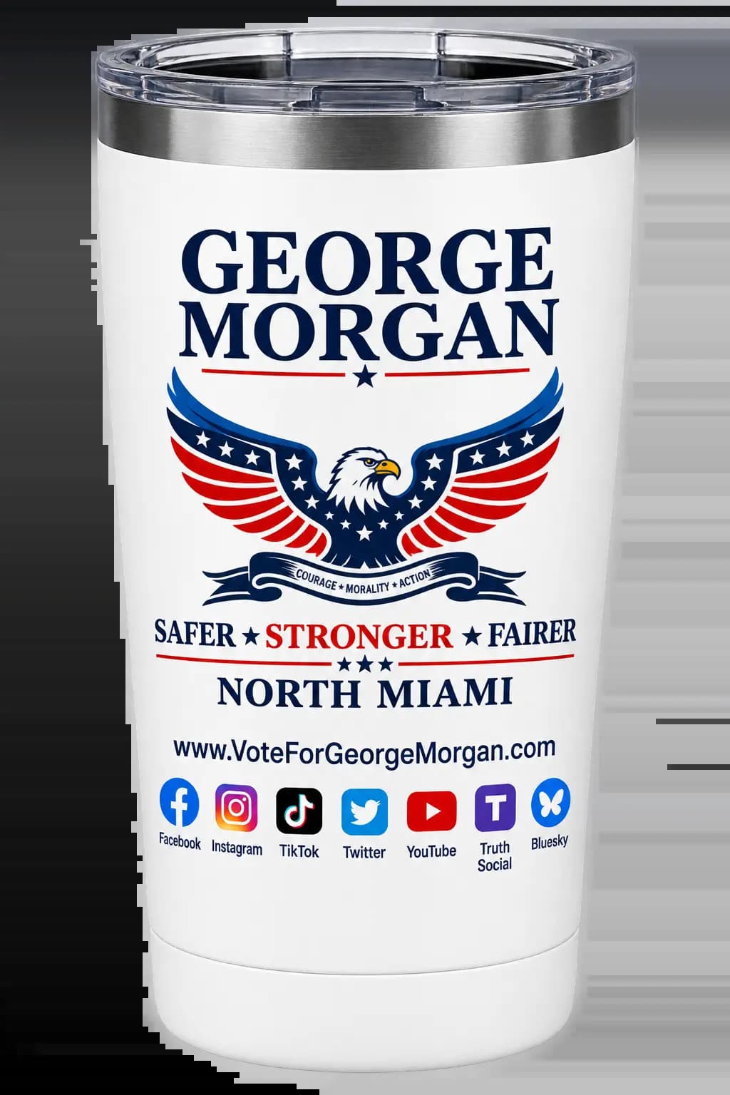 George Morgan campaign Tumbler
