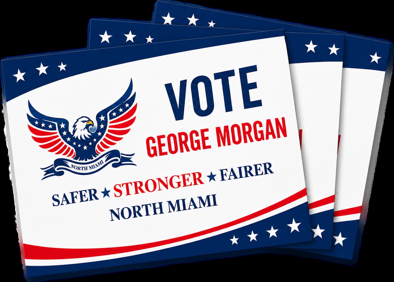 George Morgan campaign cards