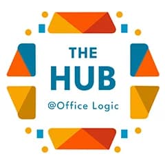 THE HUB @OFFICE LOGIC logo